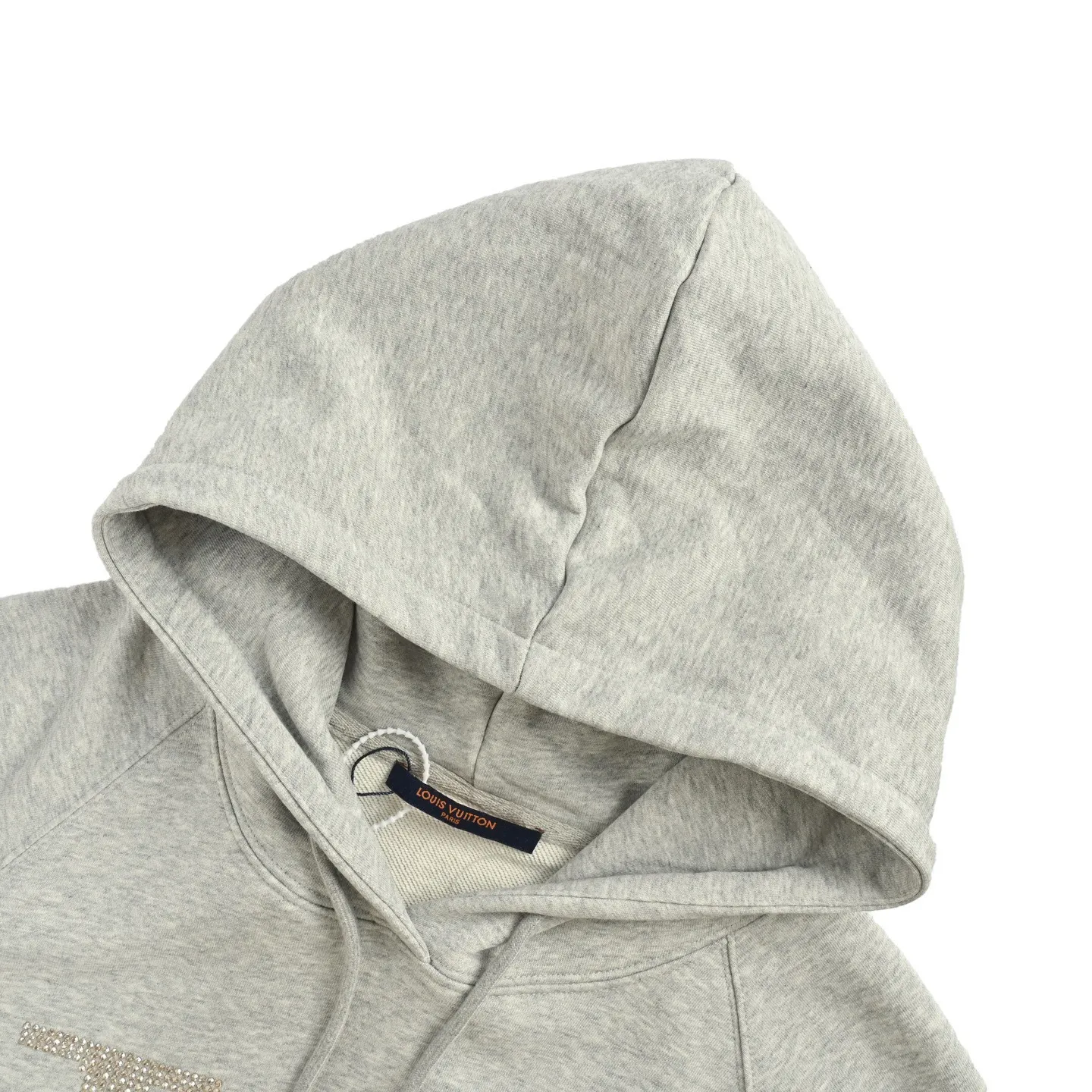 Louis Vuitton/Louis Vuitton 25Fw hot diamond letter logo hooded sweatshirt